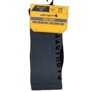 Carhartt Force Midweight Logo Short Crew Sock- 2PK